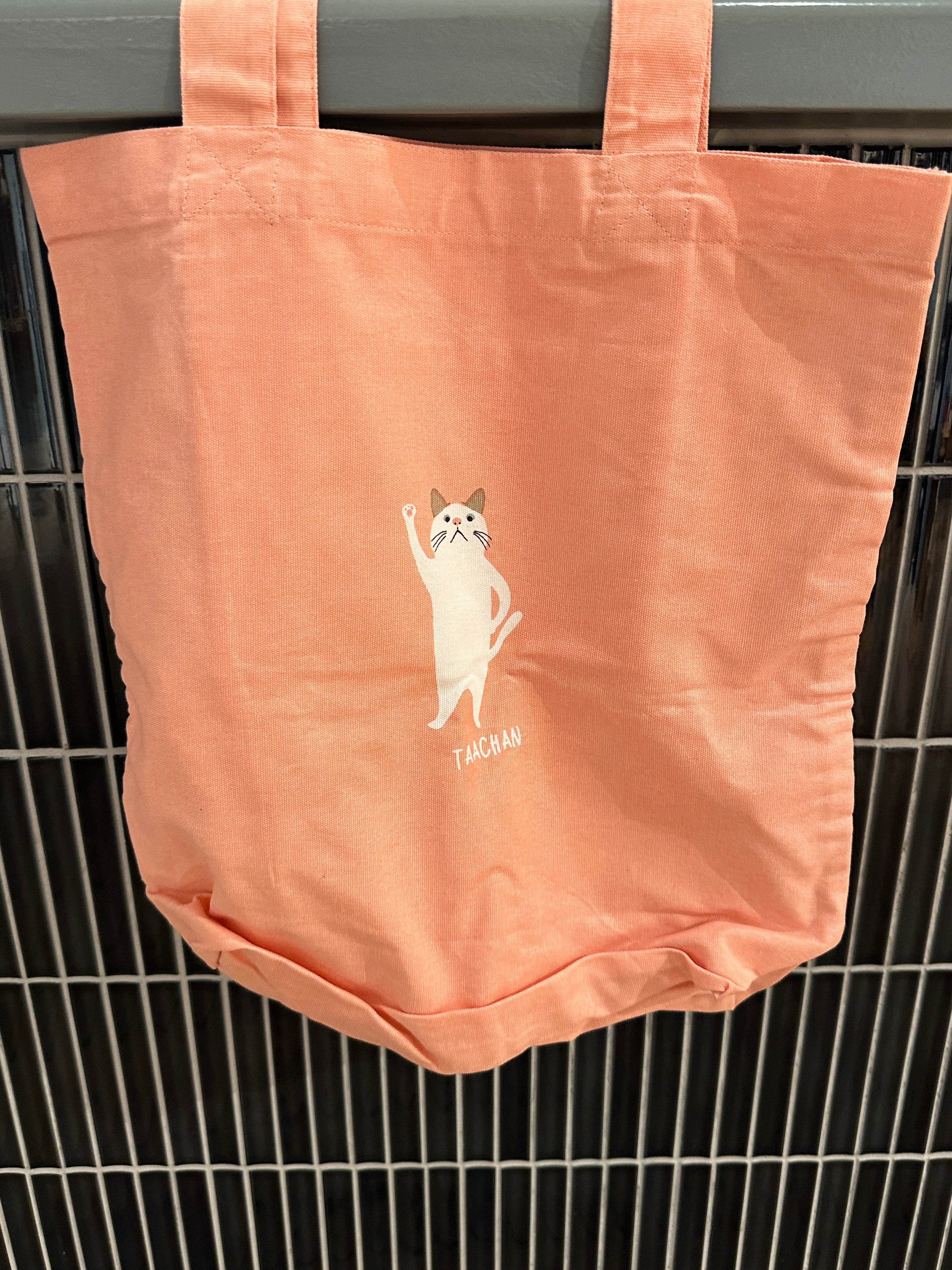 Japansk Tote bag med katteansigt