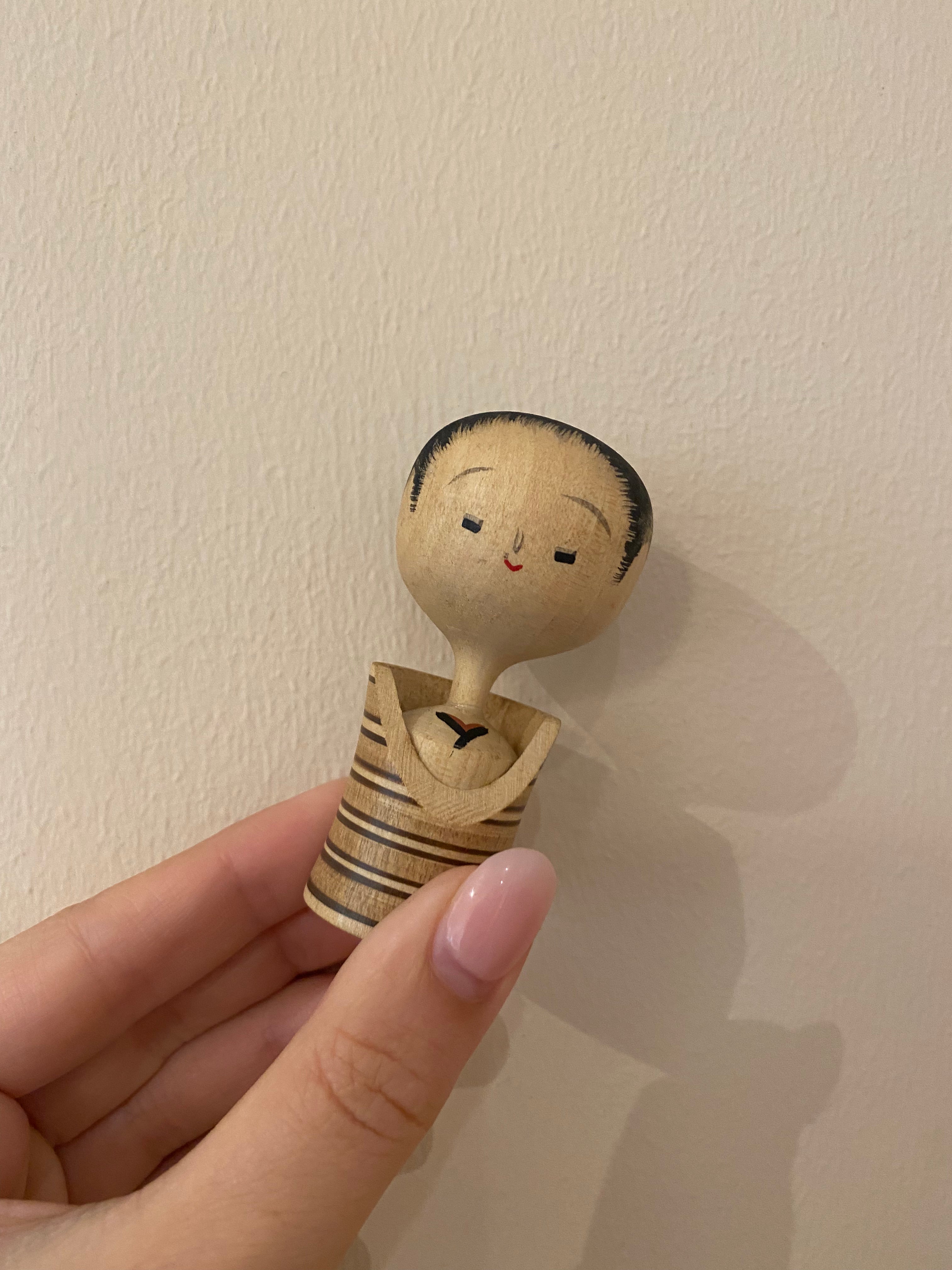 Unika japansk mini kokeshi