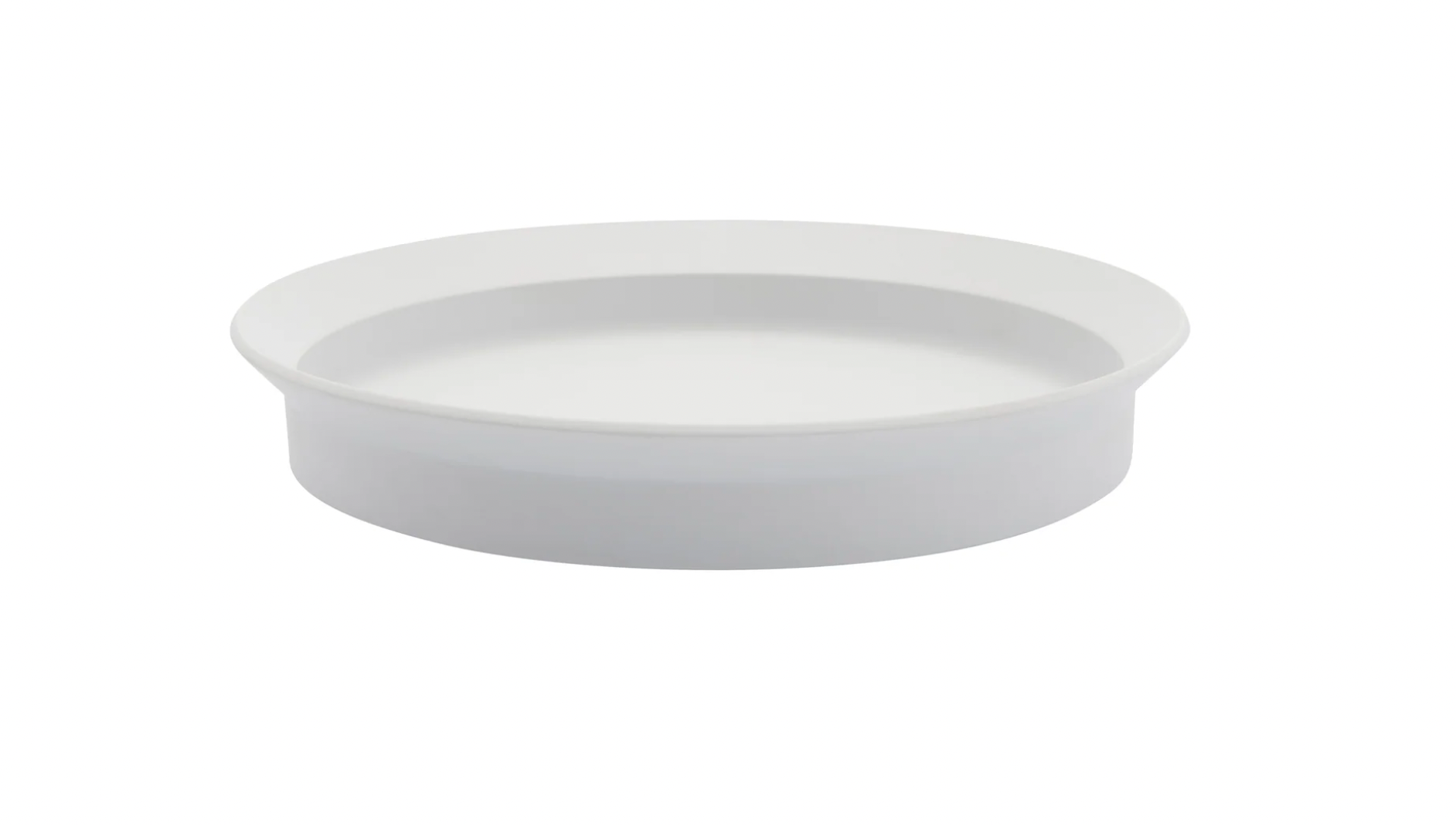 TY Round Deep Plate Gray 200 unglazed