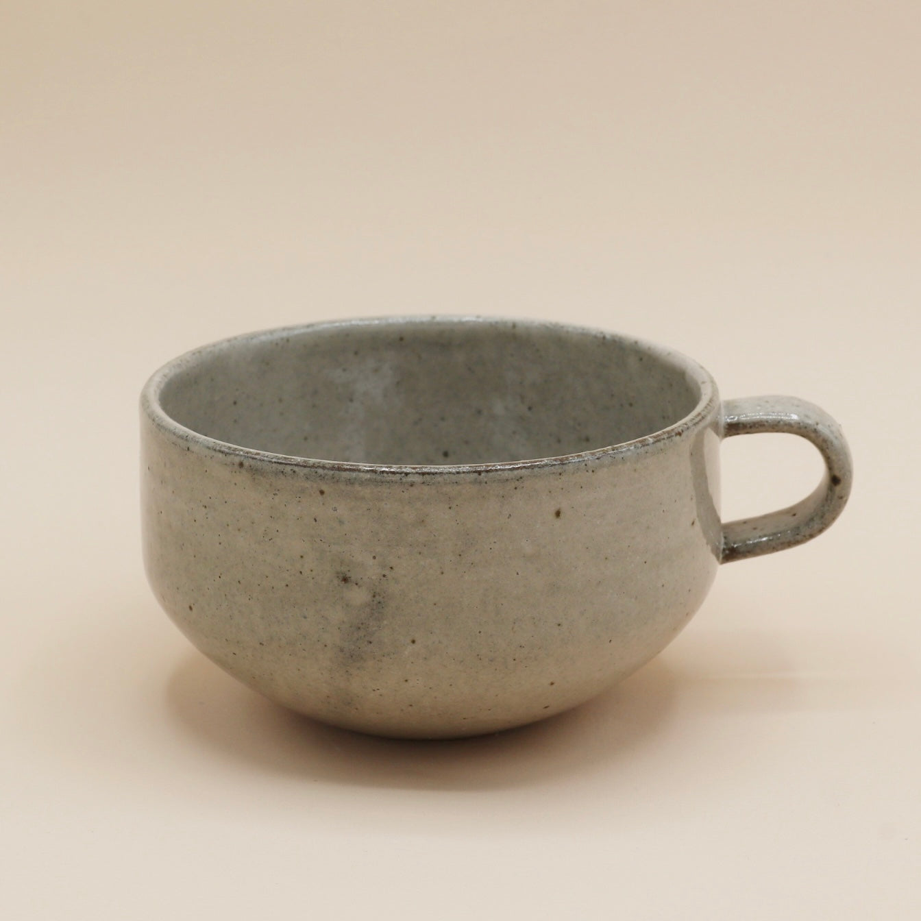 Matcha cup - Gray with handle