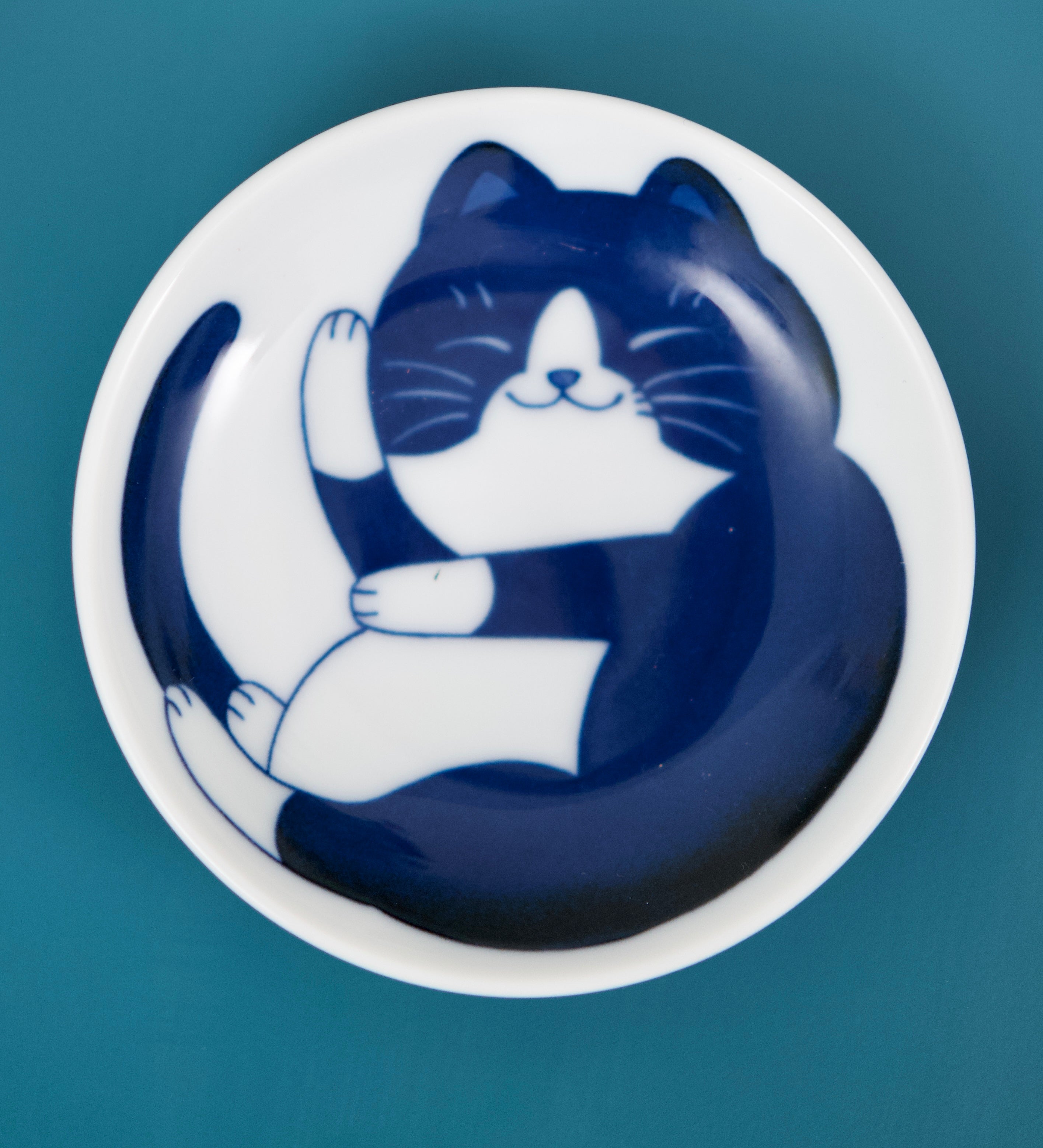 Vintage offers Fat Cat plates blue -2